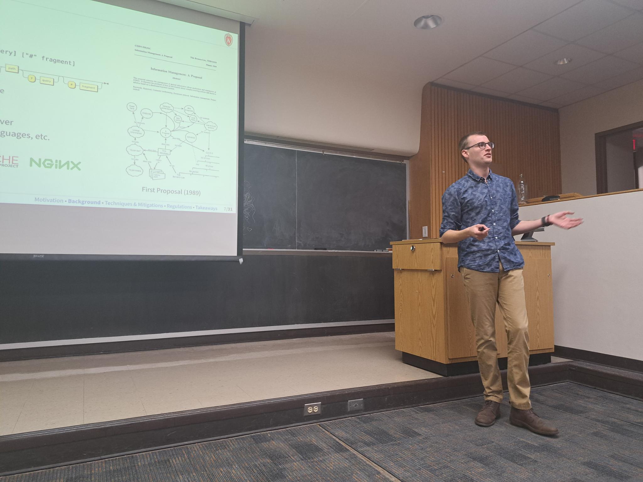 New CS 642 Guest Lecture on Web Tracking (Spring 2026).